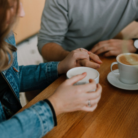 Date After Divorce: Couple Holding Hands