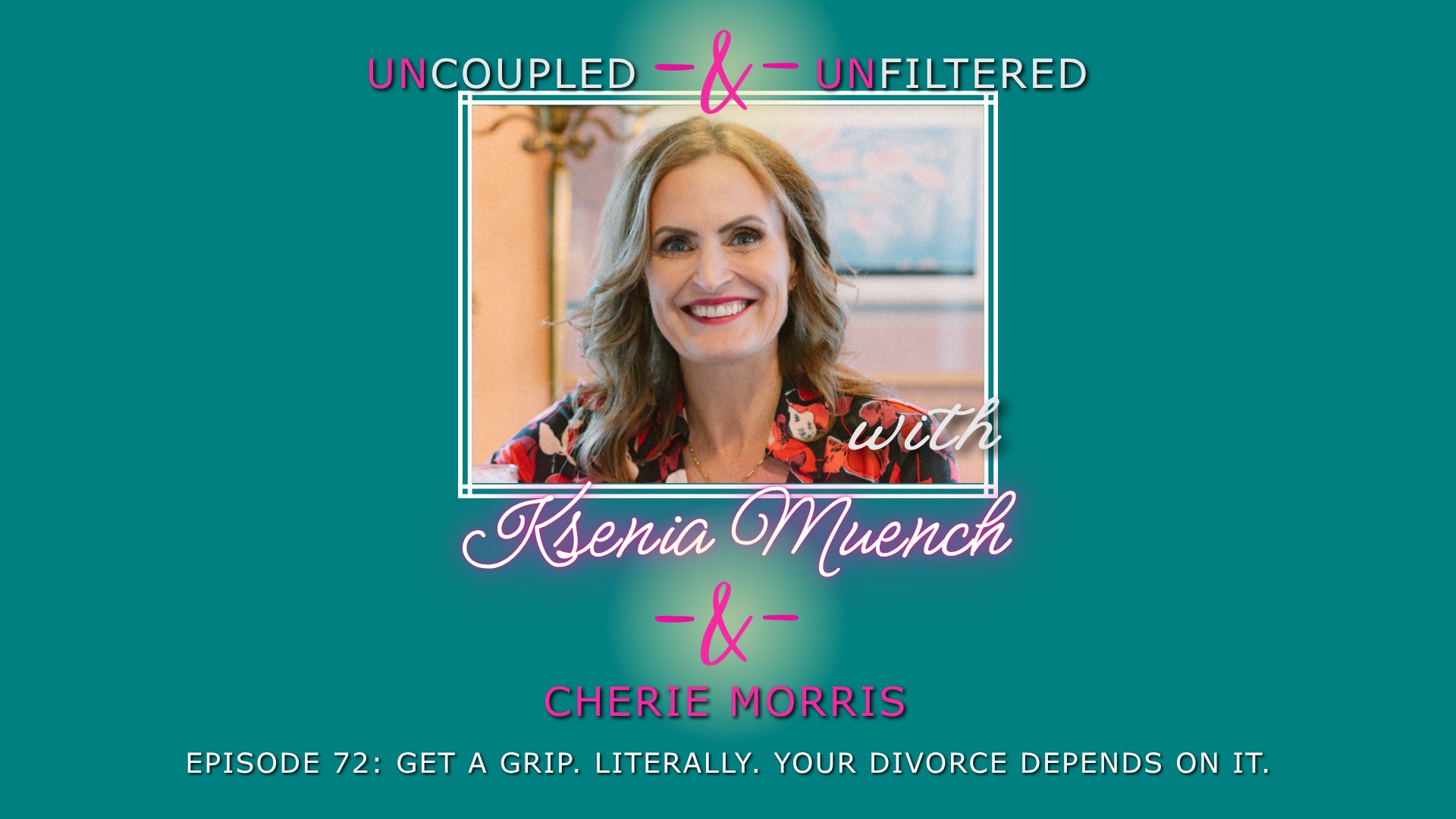 Divorce coach Cherie Morris on the Uncoupled & Unfiltered podcast with Ksenia Muench, episode 72